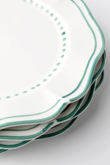 Capri Green Dinner Plates