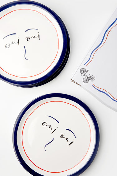 Paris Oui Oui Plate