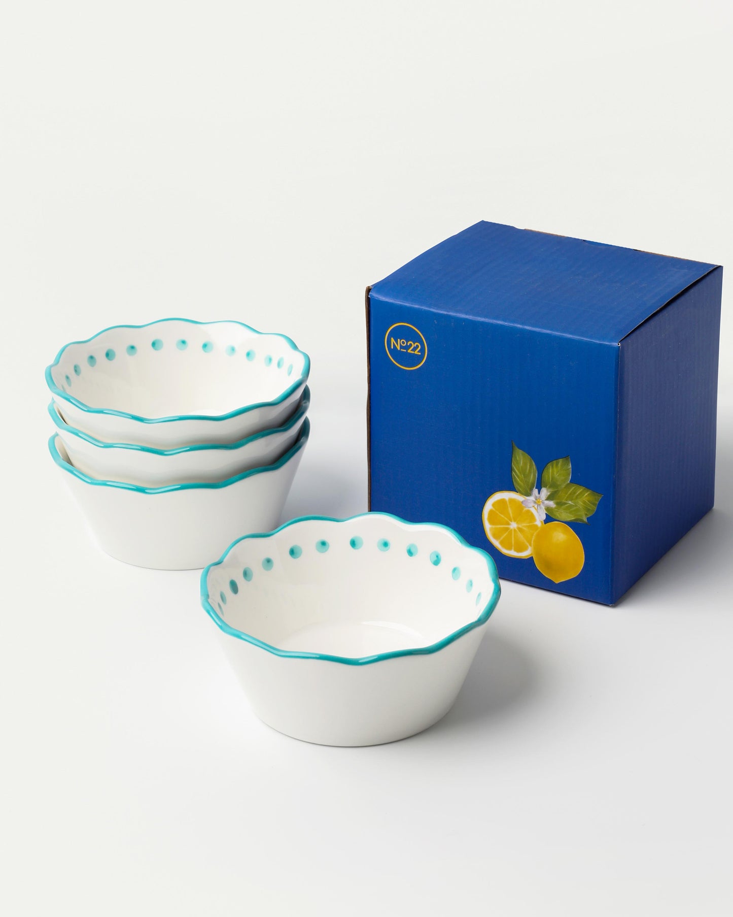 Capri Turquoise Mini Bowls