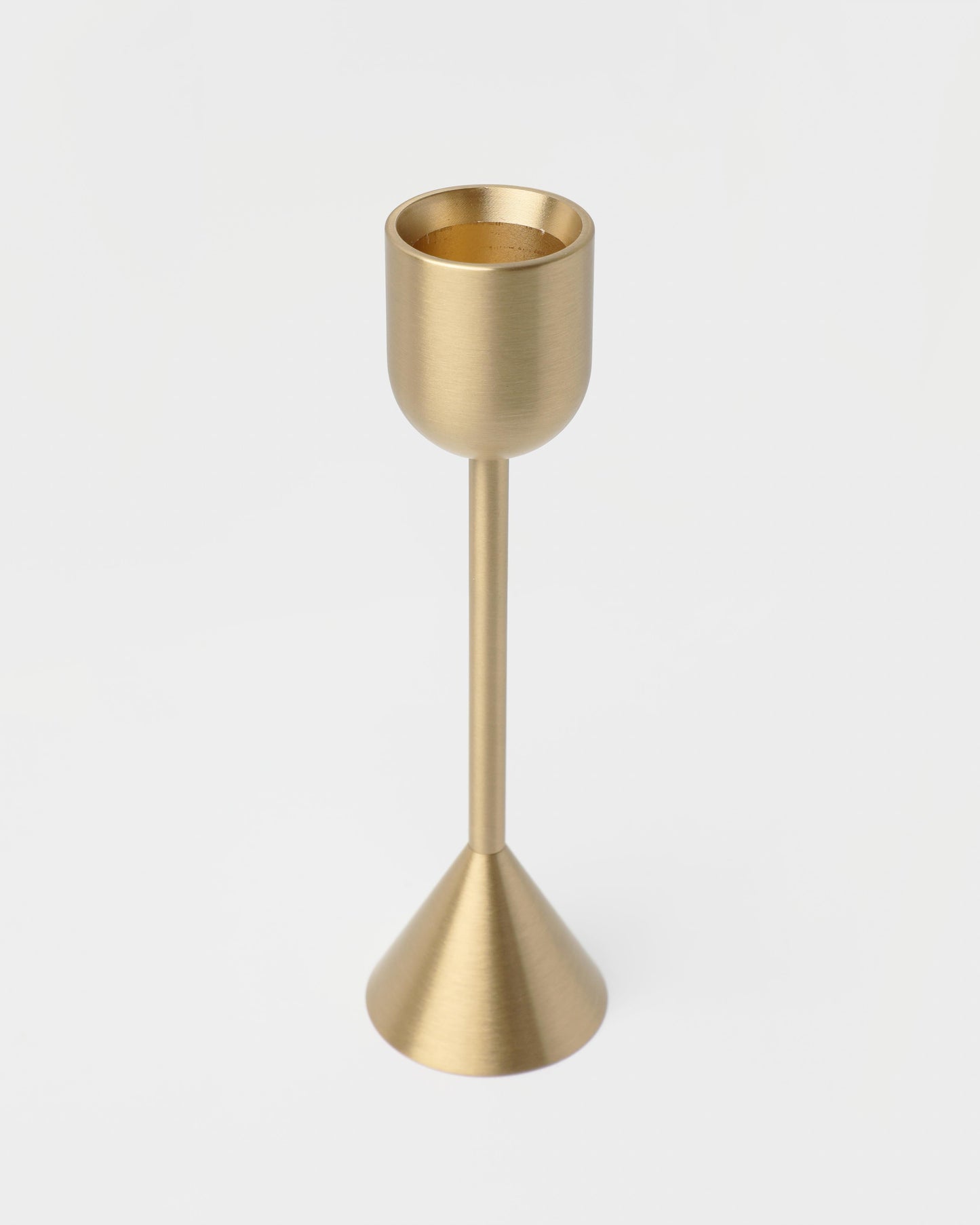 Gold Candlestick Holder (Medium)