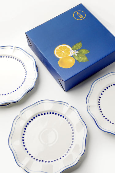 Capri Blue Plates Set