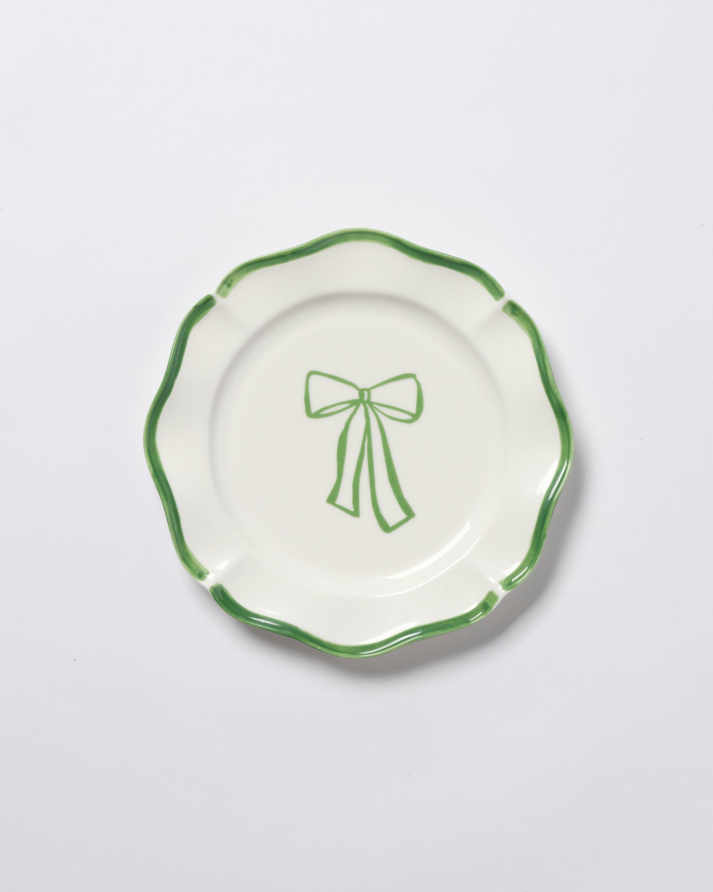 The Season Green Bow Side Plate