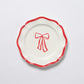 The Season Red Bow Side Plate