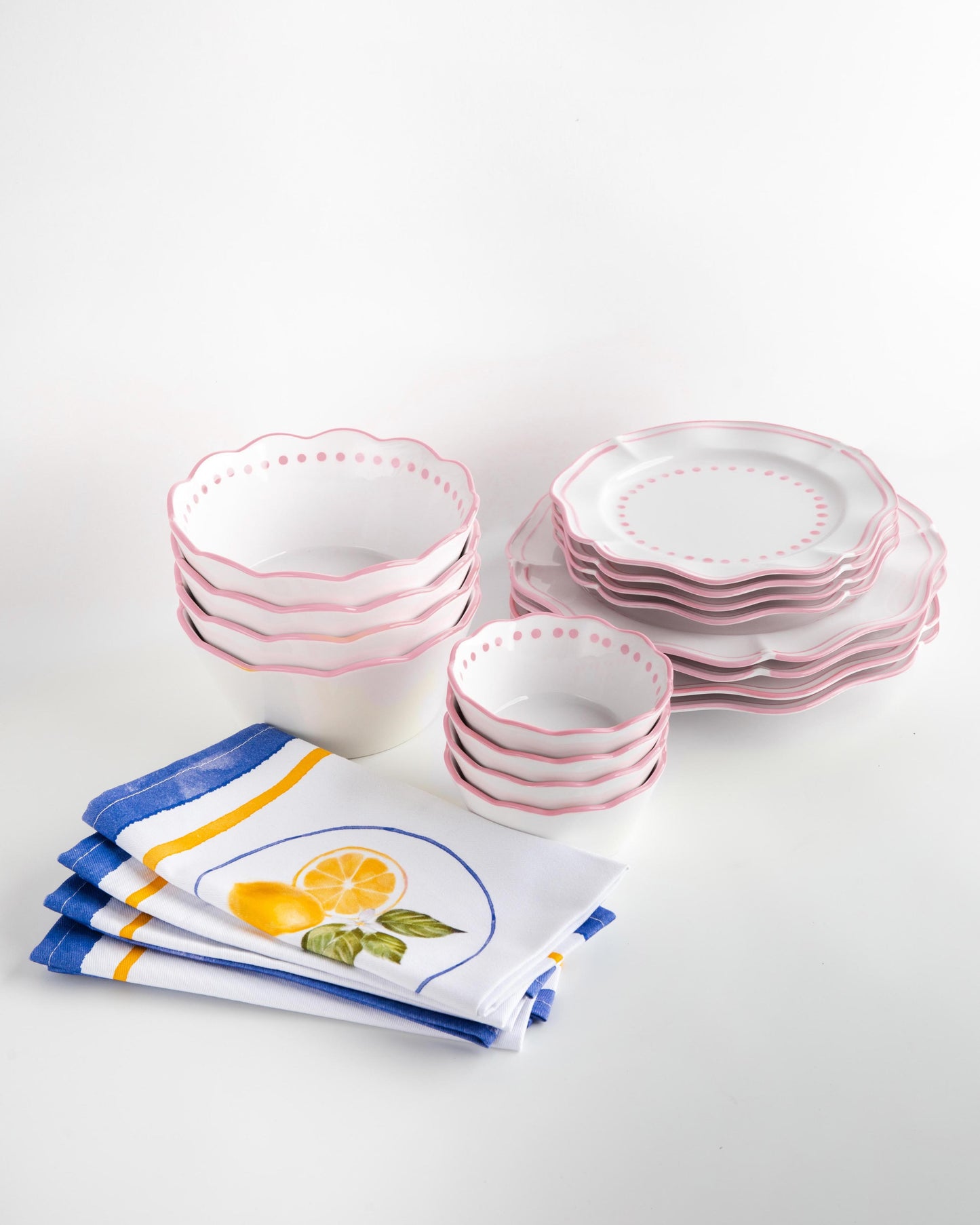 Capri Napkins, Plates & Bowls