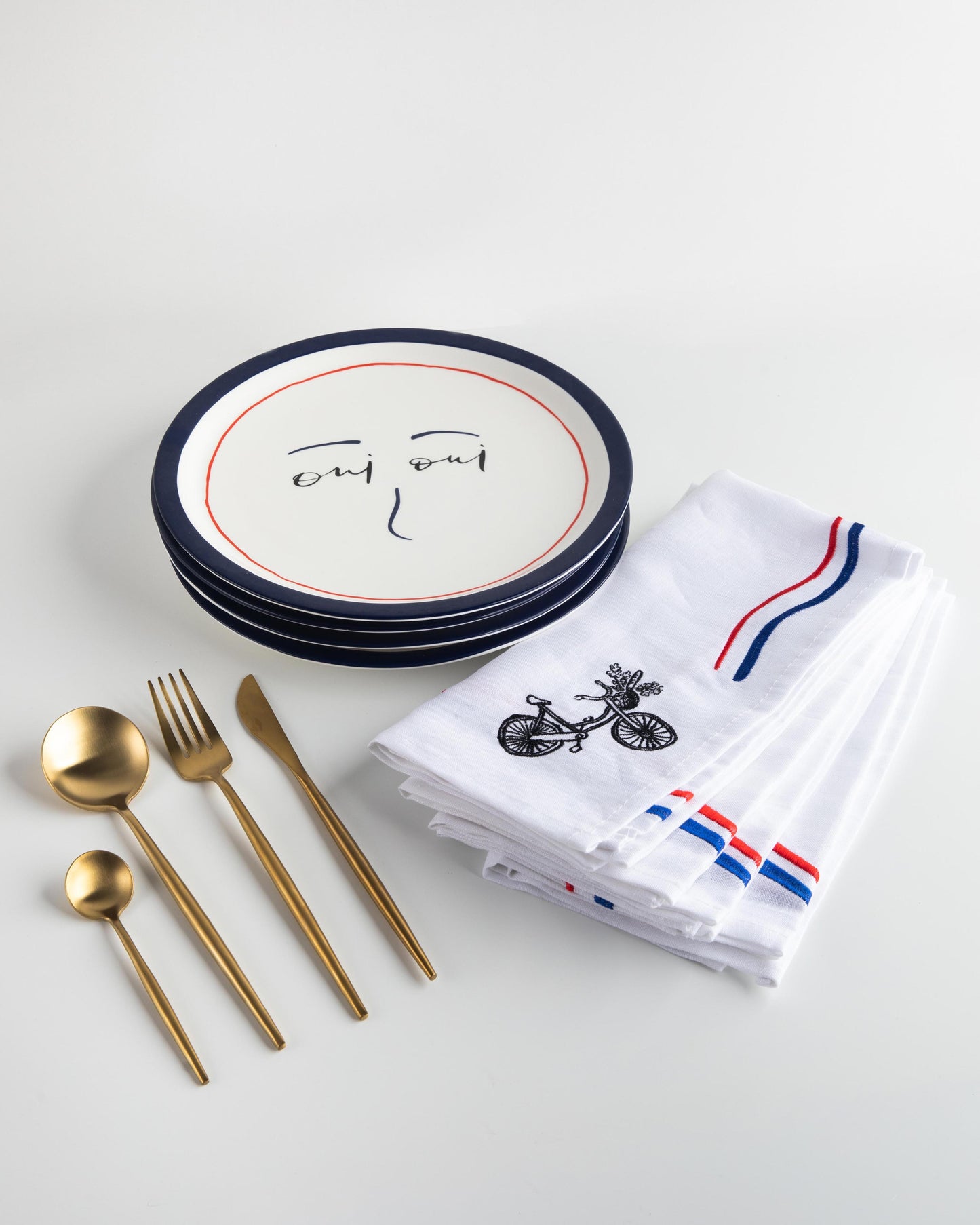 Paris Plates, Napkins & Cutlery