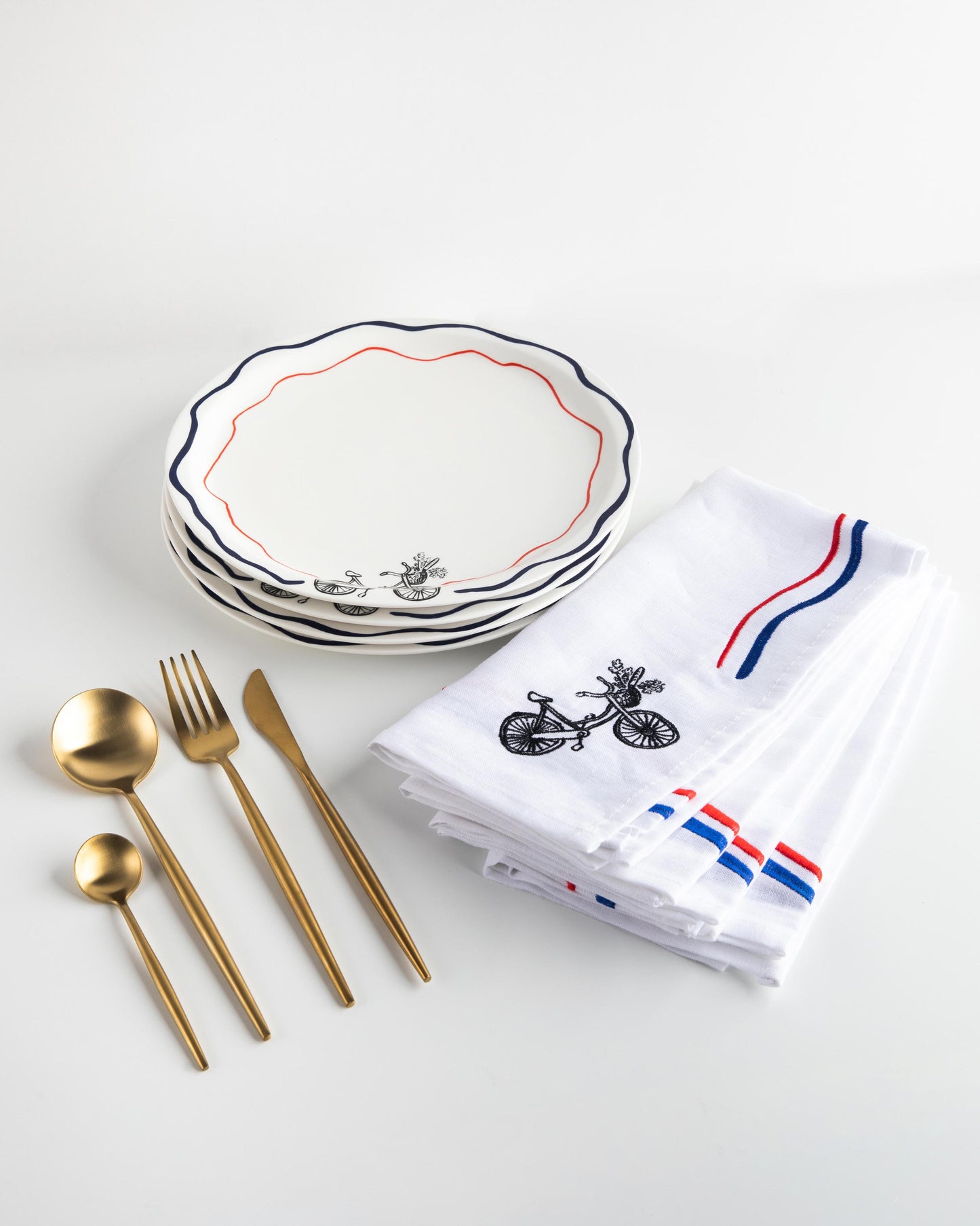 Paris Plates, Napkins & Cutlery