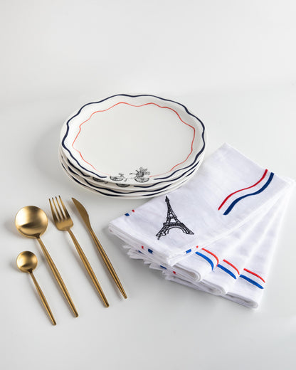 Paris Plates, Napkins & Cutlery