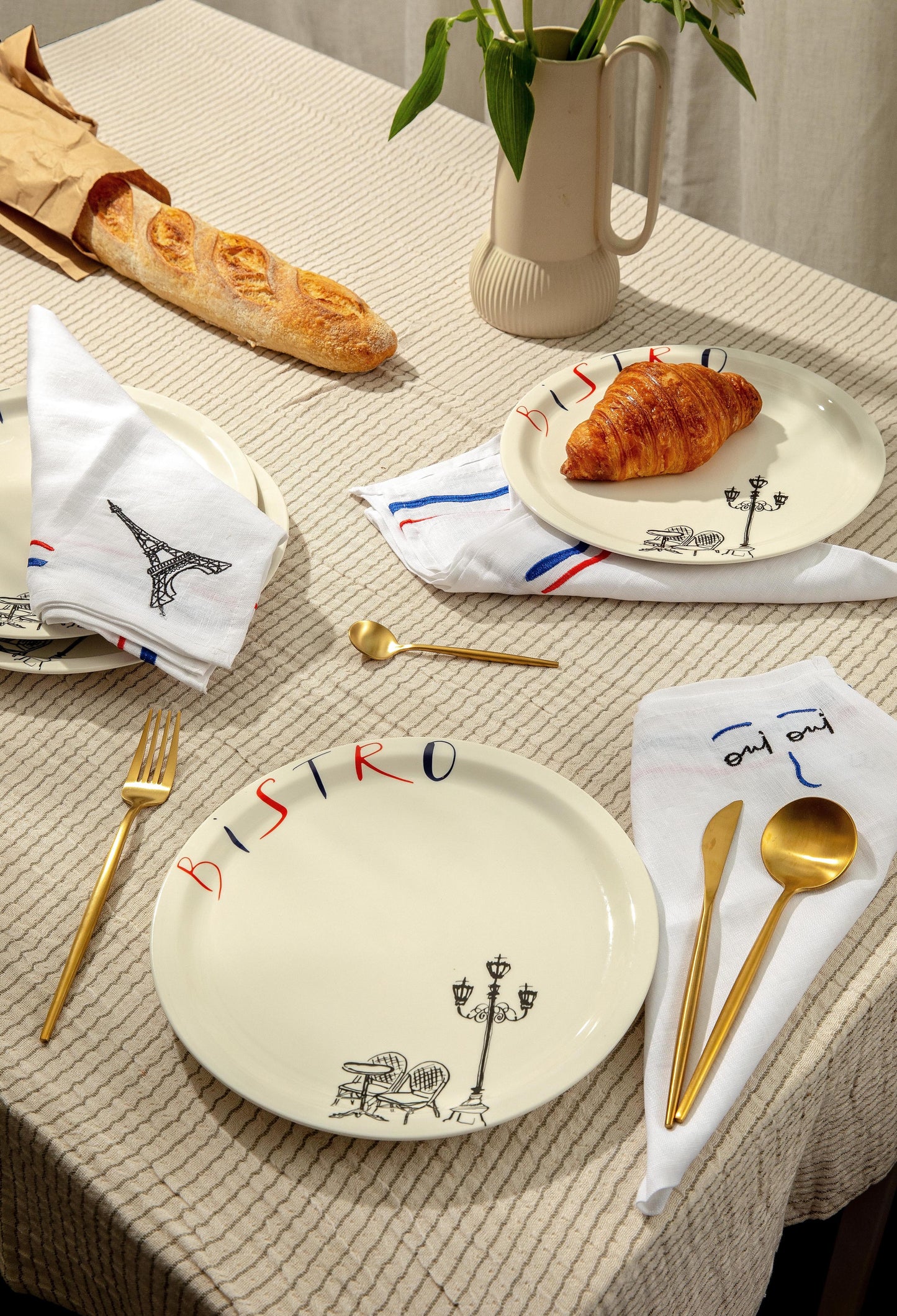 Paris Plates, Napkins & Cutlery