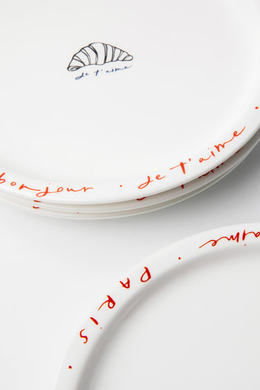 Paris Croissant Plates