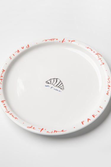 Paris Croissant Plates