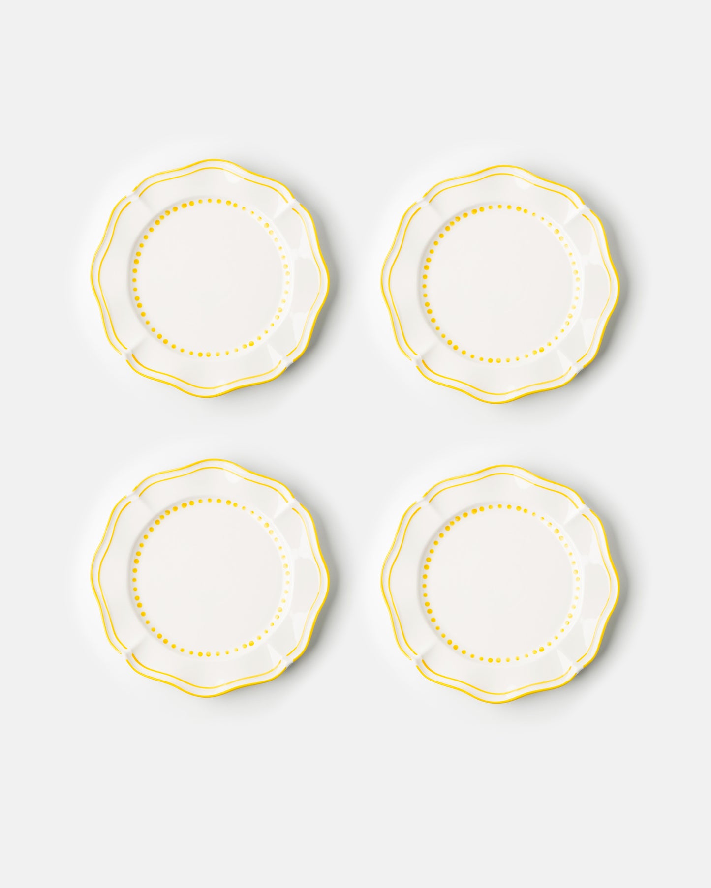 Capri Yellow Dinner Plates