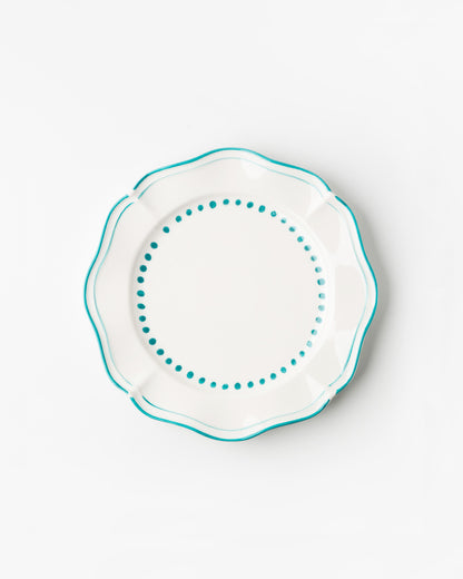 Capri Turqoise Dinner Plates