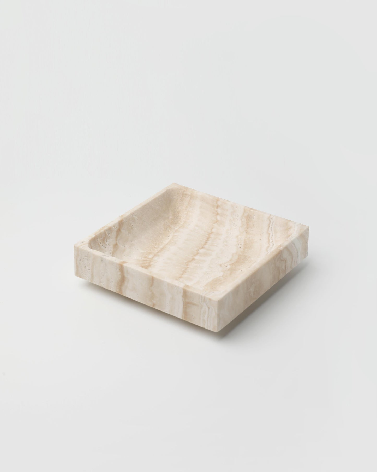 Travertine Catchall Bowl