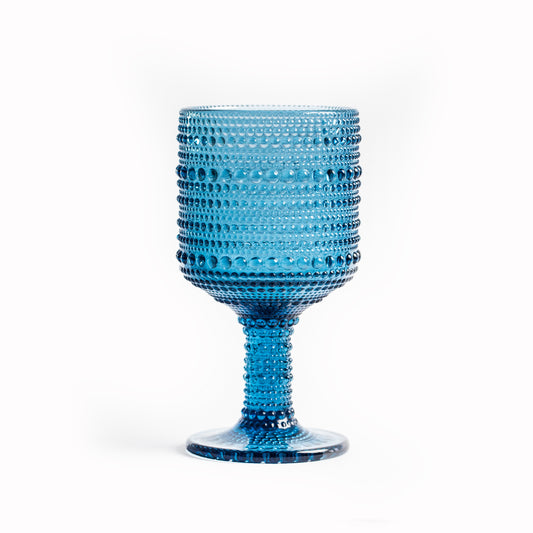 Mykonos Blue Wine Glasses