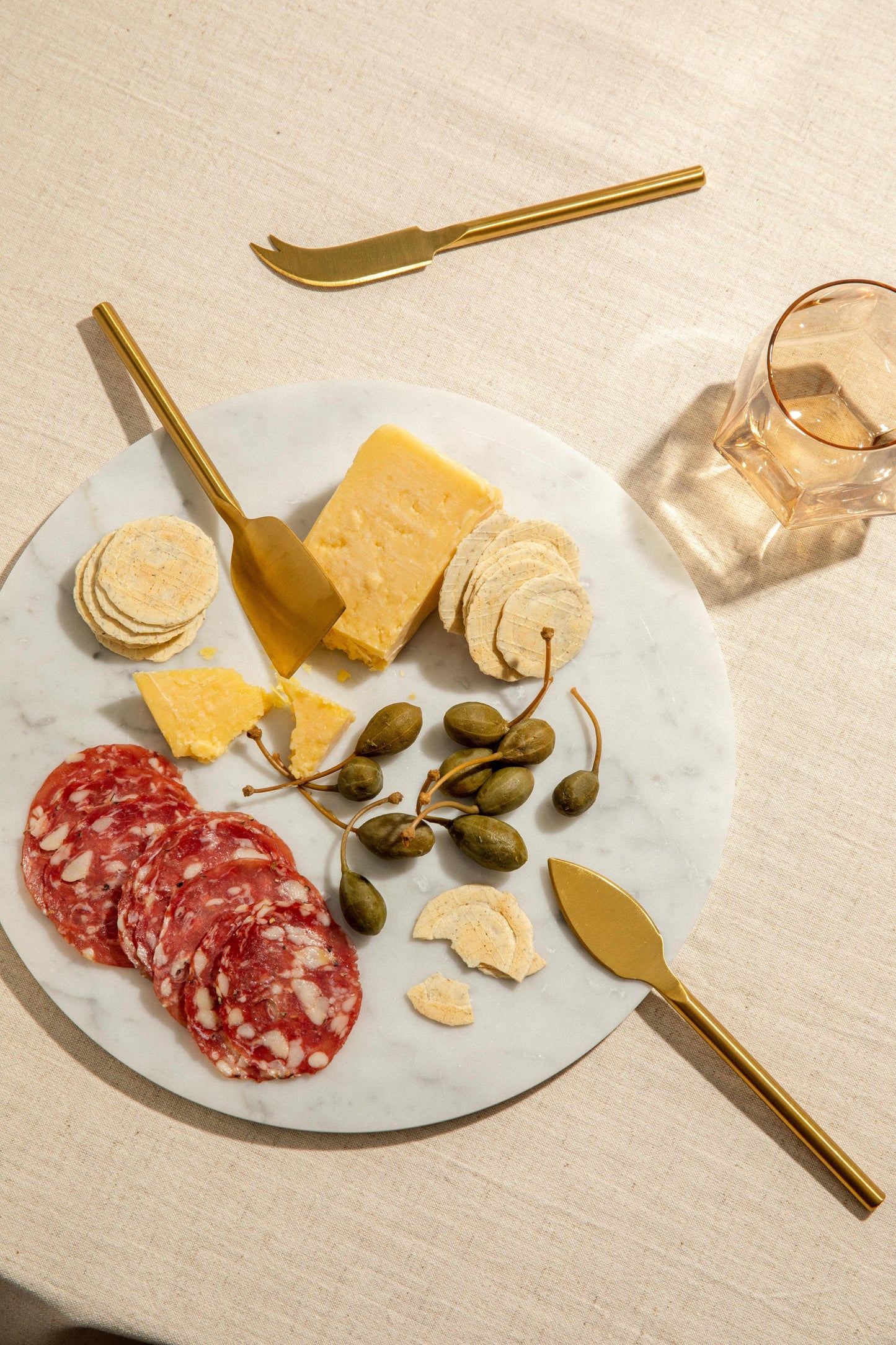 Gold Cheese Knives