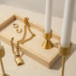 Gold Candlestick Holders (Small)
