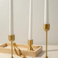 Gold Candlestick Holders (Large)